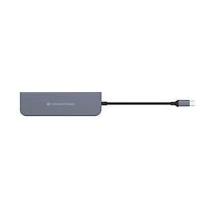 Conceptronic DONN02G laptop dock & poortreplicator USB 3.2 Gen 1 (3.1 Gen 1) Type-C Aluminium