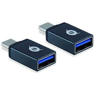 Conceptronic - DONN03G - USB Adaptor - Zwart - 2 Stuks
