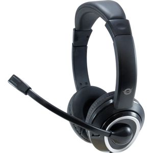 Conceptronic POLONA Bedrade Hoofdband Headset USB Type-A Zwart