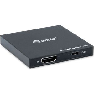 Equip HDMI Splitter 1.4 2 Port Ultra Slim 4K/30Hz zwart EndlessOS