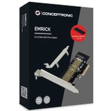 Conceptronic - EMRICK05BS - Interfacekaart - Intern M.2 - PCIe 3.0