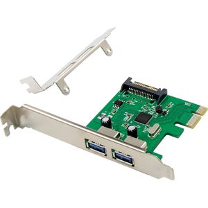 Conceptronic EMRICK 2-Port USB 3.2 Gen 2 PCI-Express-Karte PCI Express kaart PCIe