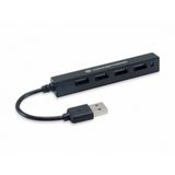 Conceptronic HUBBIES05B USB Hub - 4 Poorten - USB 2.0 - Zwart