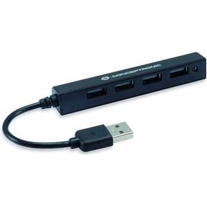 Hub USB Conceptronic HUBBIES05B Zwart
