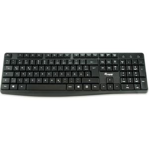 Equip 245210 toetsenbord Kantoor USB QWERTZ Duits Zwart