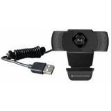Conceptronic AMDIS01B Full HD Webcam with Microphone, USB, 2 MP, 1920 x 1080p 30 fps, H.264, 90°