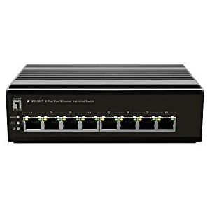 LevelOne IFS-0801 netwerk-switch Unmanaged Fast Ethernet (10/100) Zwart