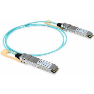 LevelOne AOC-0503 netwerk transceiver module Vezel-optiek 103100 Mbit/s QSFP28 850 nm