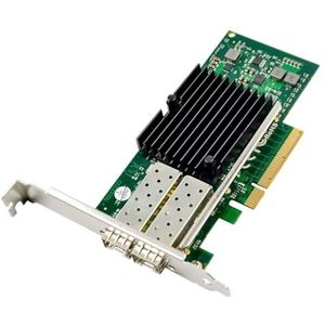 LevelOne GNC-0202 Carte réseau PCIe à fibre optique 10 Gigabit, 2 emplacements SFP+ 10 GbE