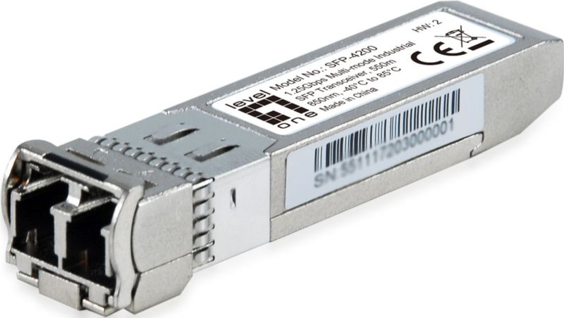 Level One SFP-4200 netwerk transceiver module Vezel-optiek 1250 Mbit/s 850 nm
