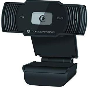 Digitale gegevenscommunicatie Conceptronic AMDIS 1080P Full HD webcam + microfoon