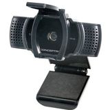 Conceptronic - Amdis06b - Webcam - Zwart - USB 2.0 - Autofocus