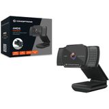 Conceptronic - Amdis06b - Webcam - Zwart - USB 2.0 - Autofocus
