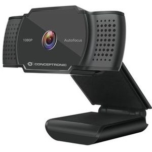 Conceptronic - Amdis06b - Webcam - Zwart - USB 2.0 - Autofocus