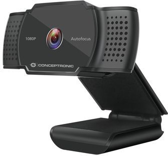 Conceptronic - Amdis06b - Webcam - Zwart - USB 2.0 - Autofocus