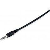 Equip Headset jack 245304 stereo headset met mute-schakeling/1,8 m kabel/zwart