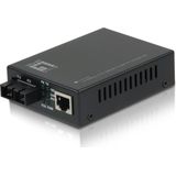 LevelOne - FVT-2001 - Media Converter - Zwart - 10/100Base-TX naar 100Base-FX