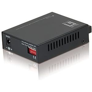 LevelOne - FVT-2201 - Dataconverter - Geen Kleur - 10/100Base-TX naar Glasvezel, Max. 20 km, SC, Singlemode