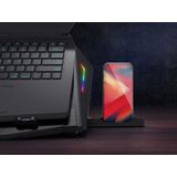 Conceptronic THYIA02B laptop cooling pad 43,2 cm (17") Zwart