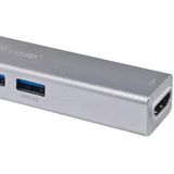 Equip 133480 laptop dock & poortreplicator USB 3.2 Gen 1 (3.1 Gen 1) Type-C Zilver