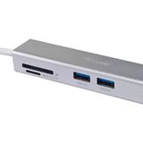 Equip 133480 laptop dock & poortreplicator USB 3.2 Gen 1 (3.1 Gen 1) Type-C Zilver