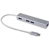 Equip 133481 laptop dock & poortreplicator USB 3.2 Gen 1 (3.1 Gen 1) Type-C Zilver