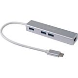Equip 133481 laptop dock & poortreplicator USB 3.2 Gen 1 (3.1 Gen 1) Type-C Zilver