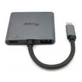 Equip Interface Hub - USB 3.2 Type-C - 5000 Mbit/s - Zilver