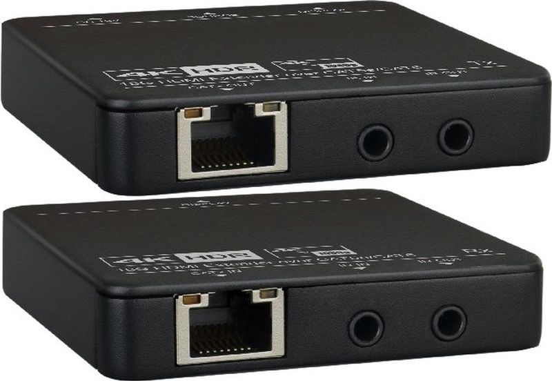 LevelOne HVE-9006 audio/video extender AV-zender & ontvanger Zwart