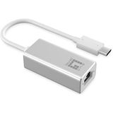LevelOne - USB-0402 - Netwerkadapter - Zilver - USB-C - RJ45/LAN