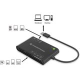 Conceptronic BIAN01B smart card reader Binnen USB 3.2 Gen 1 (3.1 Gen 1) Zwart