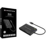 Conceptronic BIAN01B smart card reader Binnen USB 3.2 Gen 1 (3.1 Gen 1) Zwart