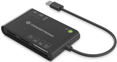 Conceptronic BIAN01B smart card reader Binnen USB 3.2 Gen 1 (3.1 Gen 1) Zwart