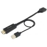 Equip 119039 video kabel adapter 0,15 m HDMI Type A (Standaard) DisplayPort Zwart