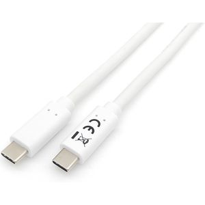 Equip USB 3.2 C kabel -> C 1m wit