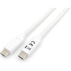 Equip USB 3.2 C naar C kabel wit 2 m