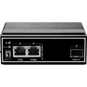 LevelOne IGP-0310 netwerk-switch Gigabit Ethernet (10/100/1000) Power over Ethernet (PoE) Zwart