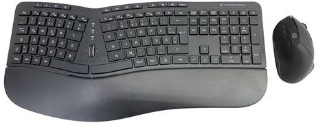 Conceptronic ORAZIO02DE toetsenbord Inclusief muis Kantoor RF Draadloos QWERTZ Duits Zwart