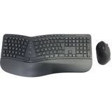 Conceptronic ORAZIO02ES toetsenbord Inclusief muis Kantoor RF Draadloos QWERTY Spaans Zwart