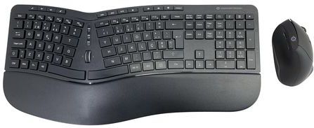 Conceptronic ORAZIO02PT toetsenbord Inclusief muis Kantoor RF Draadloos QWERTY Portugees Zwart