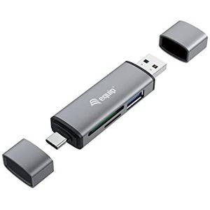 Equip Kaartlezer USB 3.0 HUB OTG SB-C & USB-A SD/MicroSD