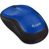 equip Draadloze muis 2.4 ghz Mini (Draadloze), Muis, Blauw