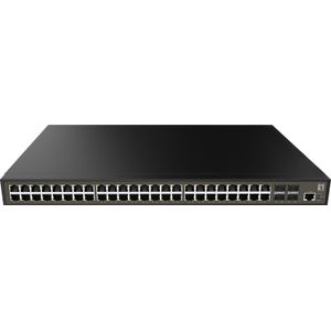 LevelOne GEL-5271 netwerk-switch Managed L2+ Gigabit Ethernet (10/100/1000) 1U Zwart