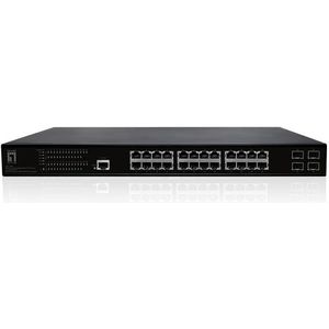 LevelOne GEP-2861 netwerk-switch Managed L2 Gigabit Ethernet (10/100/1000) Power over Ethernet (PoE) 1U Zwart
