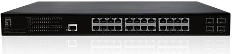 LevelOne GEP-2861 netwerk-switch Managed L2 Gigabit Ethernet (10/100/1000) Power over Ethernet (PoE) 1U Zwart