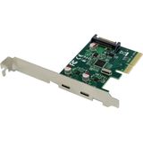 Conceptronic EMRICK07G interfacekaart/-adapter Intern USB 3.2 Gen 2 (3.1 Gen 2)