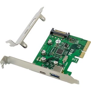 CONCEPTRONIC PCI Express Card 2 Port 1xUSBC 1XUSBA USB 3.2