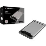 Conceptronic DANTE03T behuizing voor opslagstations HDD-/SSD-behuizing Transparant 2.5"