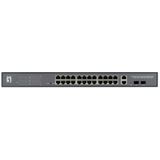 LevelOne GEP-2841 netwerk-switch Managed L2 Gigabit Ethernet (10/100/1000) Power over Ethernet (PoE) 1U Zwart