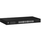 LevelOne GEP-2841 netwerk-switch Managed L2 Gigabit Ethernet (10/100/1000) Power over Ethernet (PoE) 1U Zwart